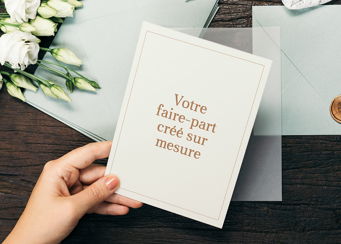 Faire-part de mariage